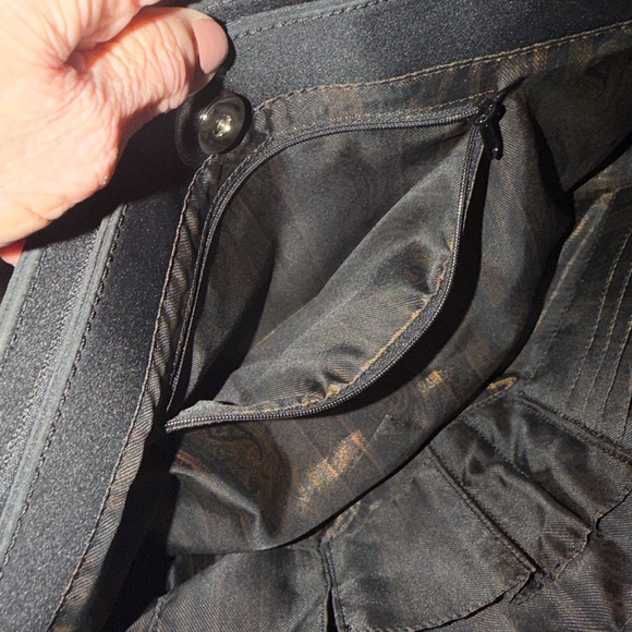 Preston & York NWOT long handle black nylon Tote bag 11x16 includes charm - Picture 11 of 15